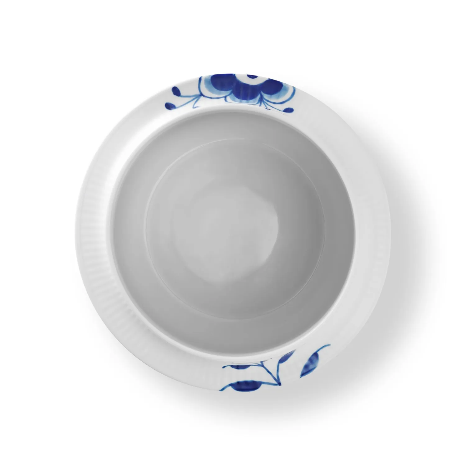 Kgl. Porcelæn Blå Mega Riflet vinkøler 21,5 cm