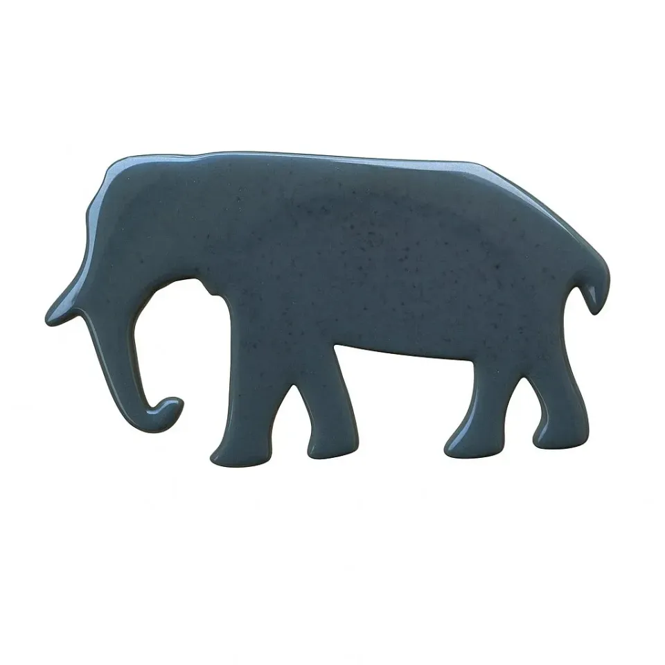 Les Ottomans Menagerie servietringe elefant 2 stk resin