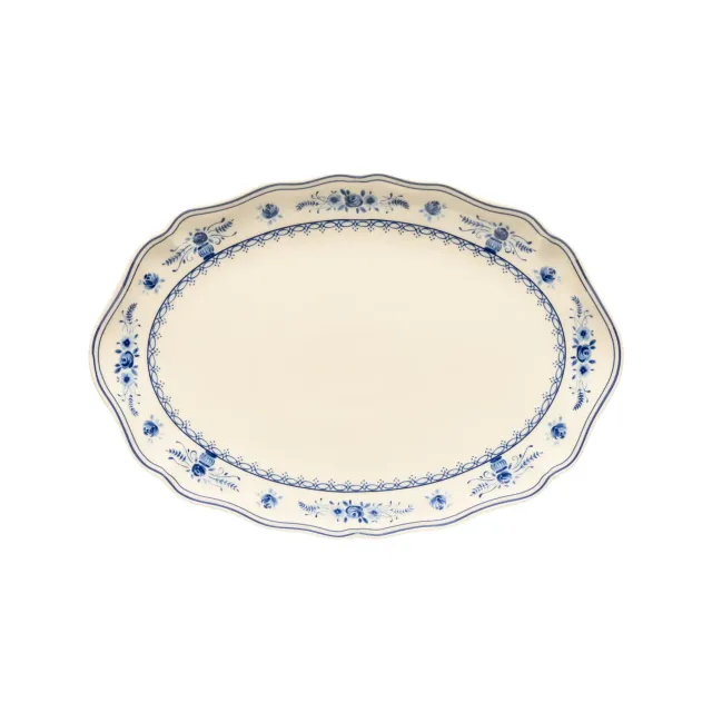Costa Nova Vila fad beige-blå ovalt