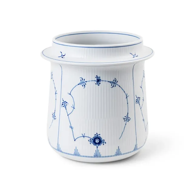 Royal Copenhagen Musselmalet Riflet vinkøler 21,5 cm