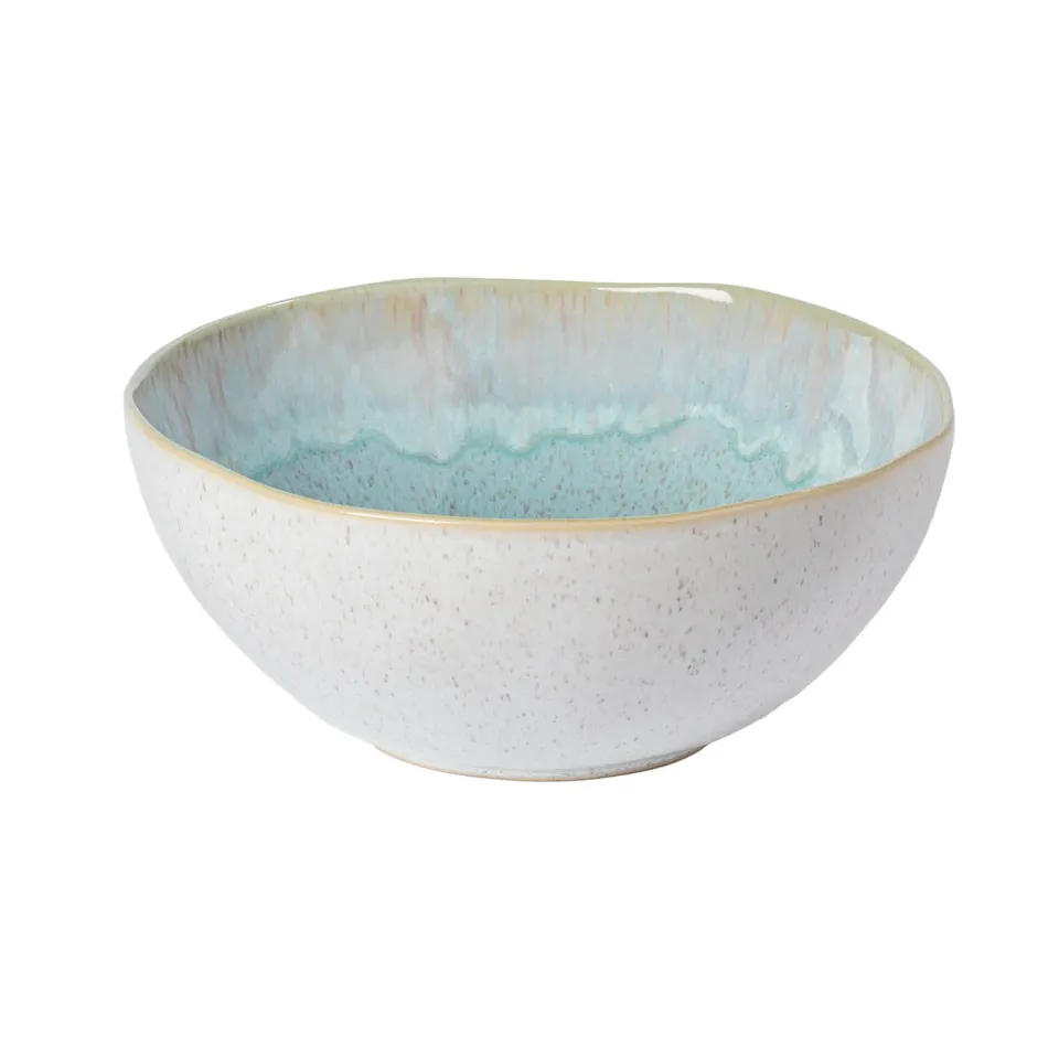 Costa Nova Eivissa serveringsskål sea blue blank glasur
