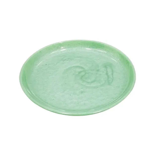 Les Ottomans GRE02 undertallerken resin grøn marmor