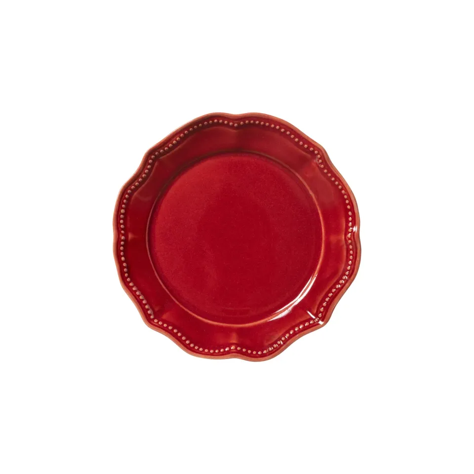 Costa Nova Almara salat desserttallerken rubi red