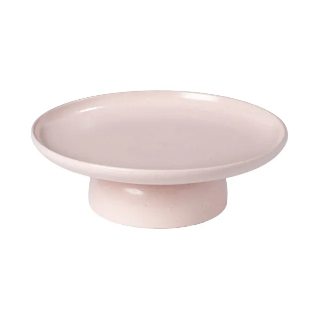 Costa Nova Pacifica Footed Plate fad lyserød mat