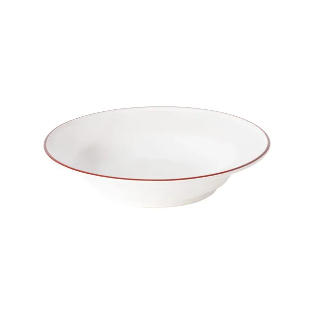 Costa Nova Beja pastatallerken White Red dyb