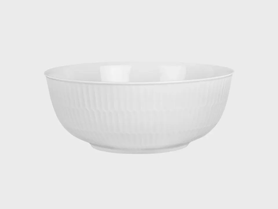 Nymphenburg Orion skål hvid biskuit porcelæn