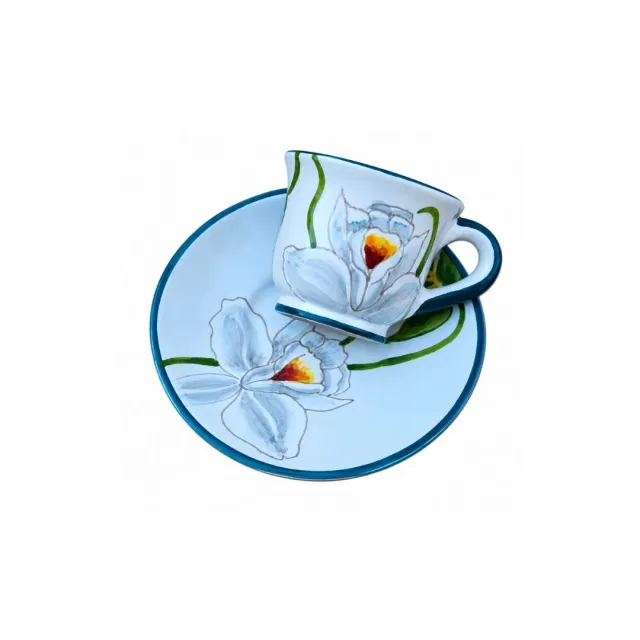Les Ottomans Orchidee BOR13 espressokop underkop