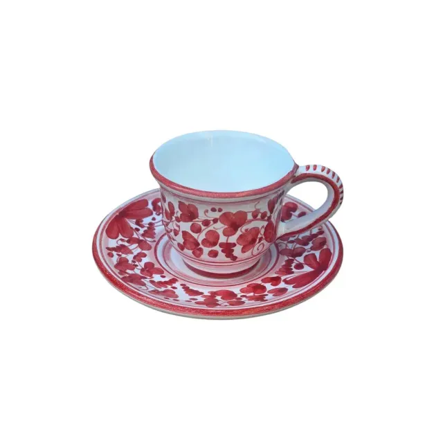 Les Ottomans PKTC03 kaffekop med underkop fugle