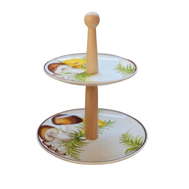 Les Ottomans kagefad keramik håndmalet svampefod