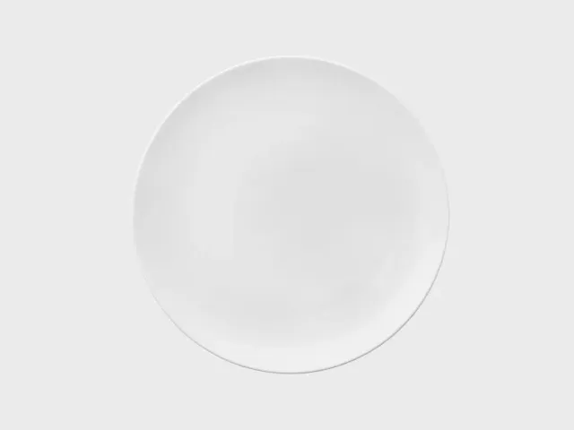 Nymphenburg Lotos tallerken coupe 27 cm hvid porcelæn