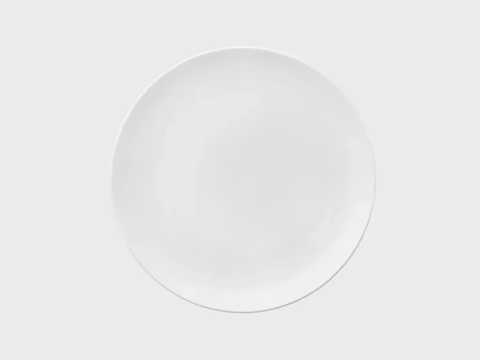 Nymphenburg Lotos tallerken coupe 27 cm hvid porcelæn