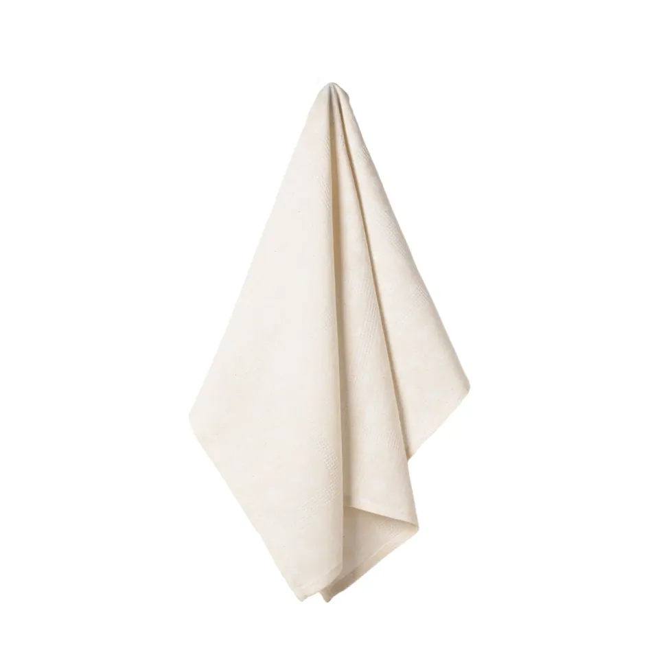 Costa Nova Flowers viskestykker 2 stk bomuld vanilla beige