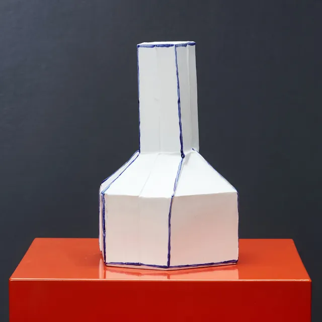 1882-Ltd Lines Vase blomstervase håndlavet