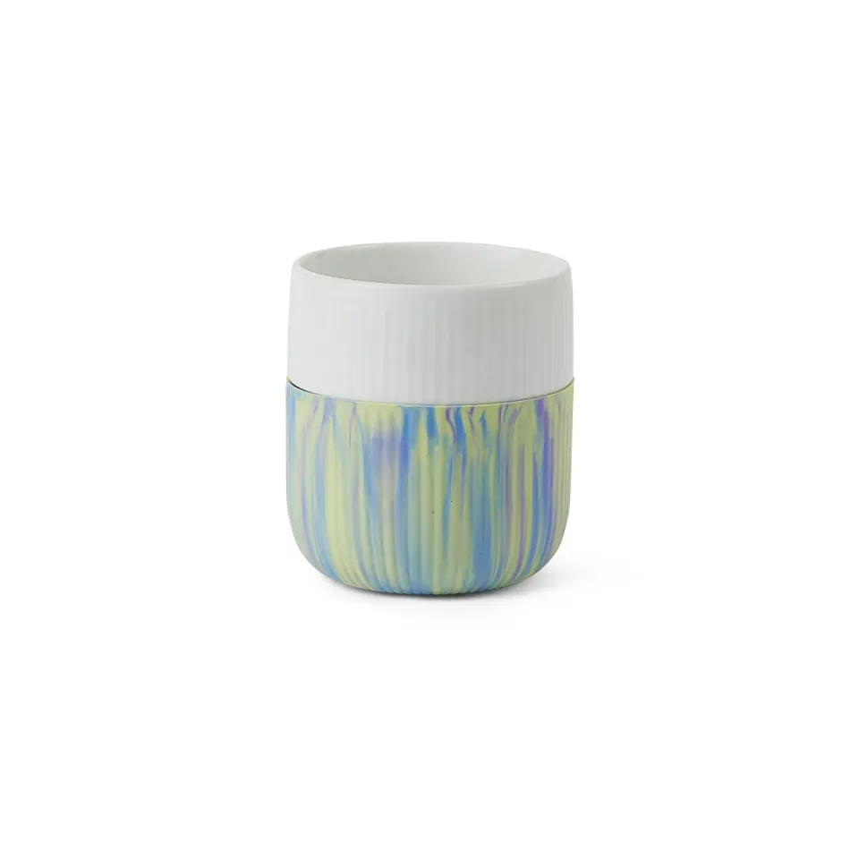 Kgl. Porcelæn Riflet Contrast krus 35 cl Northern Lights