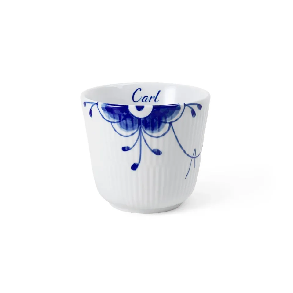 Kgl. Porcelæn Blå Mega Riflet termokrus Bespoke 26 cl
