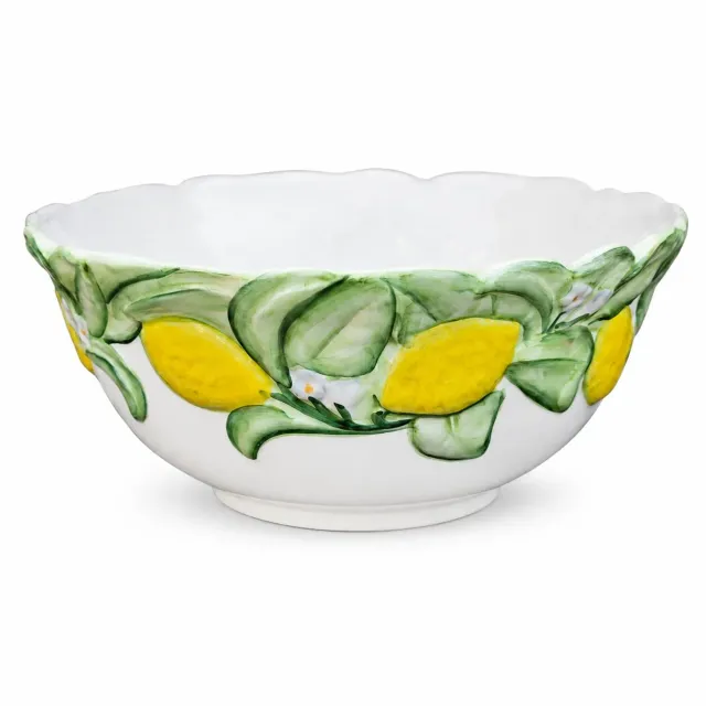 Les Ottomans Limone salatskål citroner håndmalet