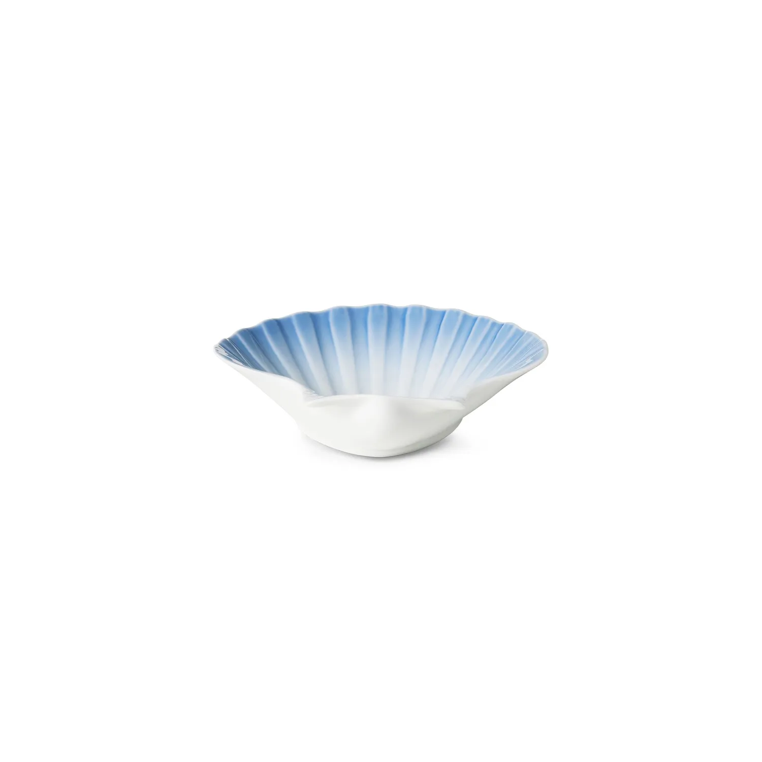 Kgl. Porcelæn Iris muslingeskål blå 10 cm håndmalet