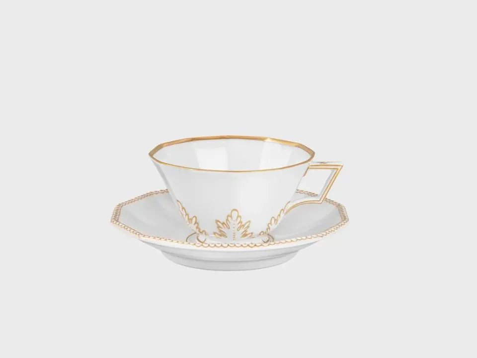 Nymphenburg Perl espressokop guld staffage klassisk