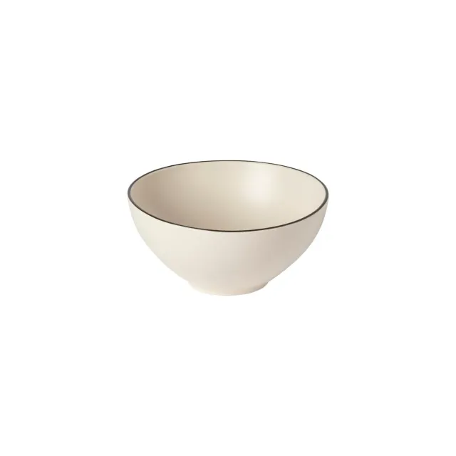 Costa Nova Augusta suppe- cereal skål natural-black mat