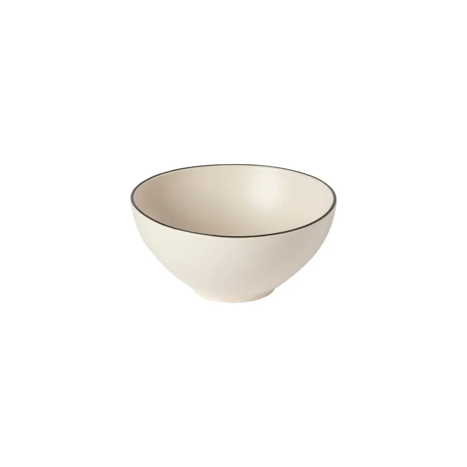 Costa Nova Augusta suppe- cereal skål natural-black mat