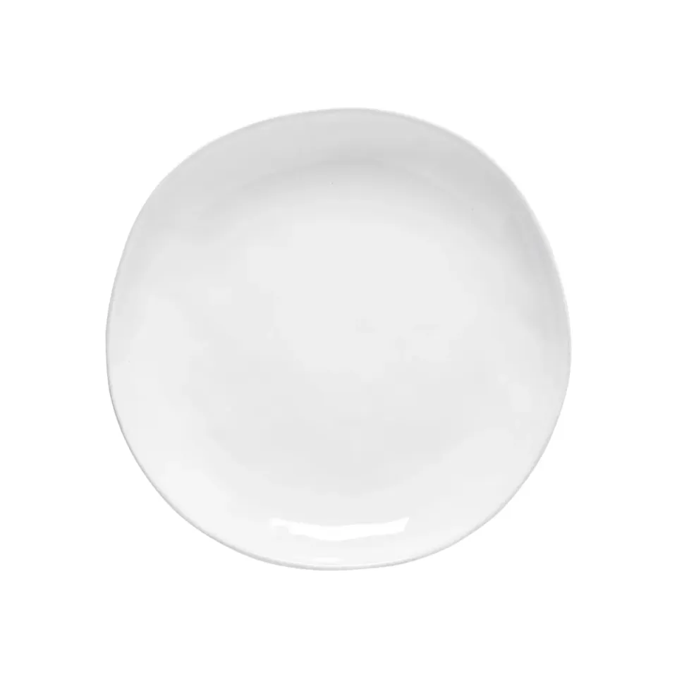 Costa Nova Livia middagstallerken hvid blank glasur