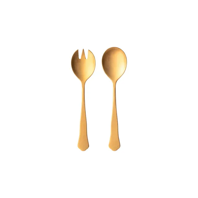 Costa Nova Prado salatbestik 2 dele vintage gold