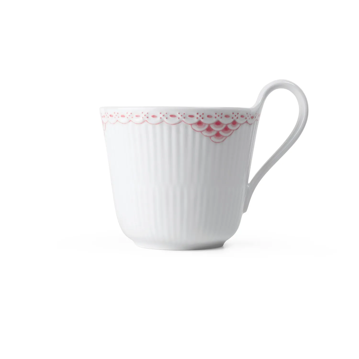Kgl. Porcelæn Koral Blonde højhankskop 33 cl koral