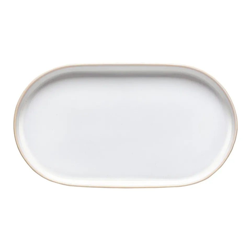 Costa Nova Nótos Oval Platter fad dune path hvid stentøj