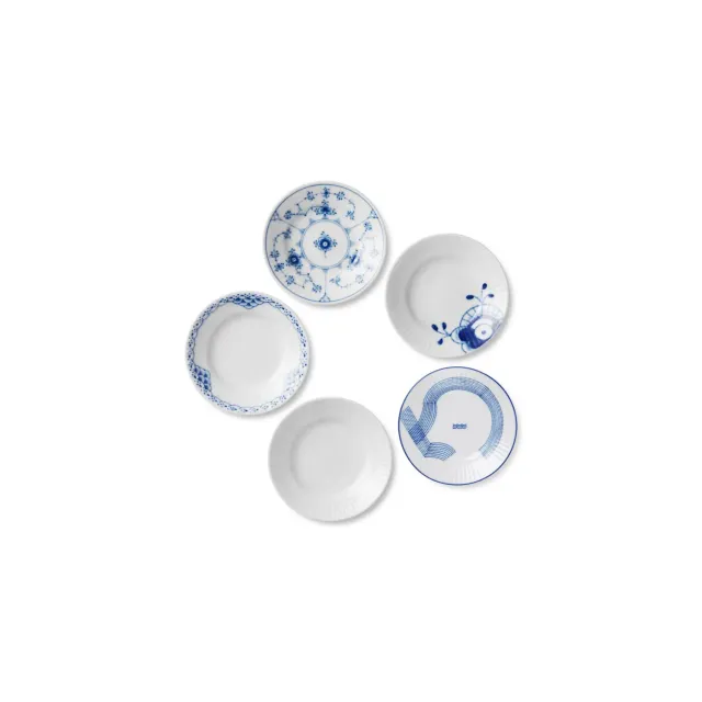 Kgl. Porcelæn Gifts with History tallerken 11 cm 5 stk