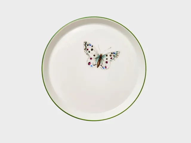 Nymphenburg Schmetterling lille skål bemalet