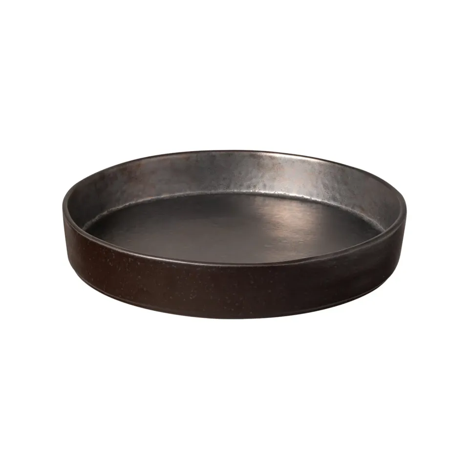 Costa Nova Lagoa pastaskål metal brown mat stentøj