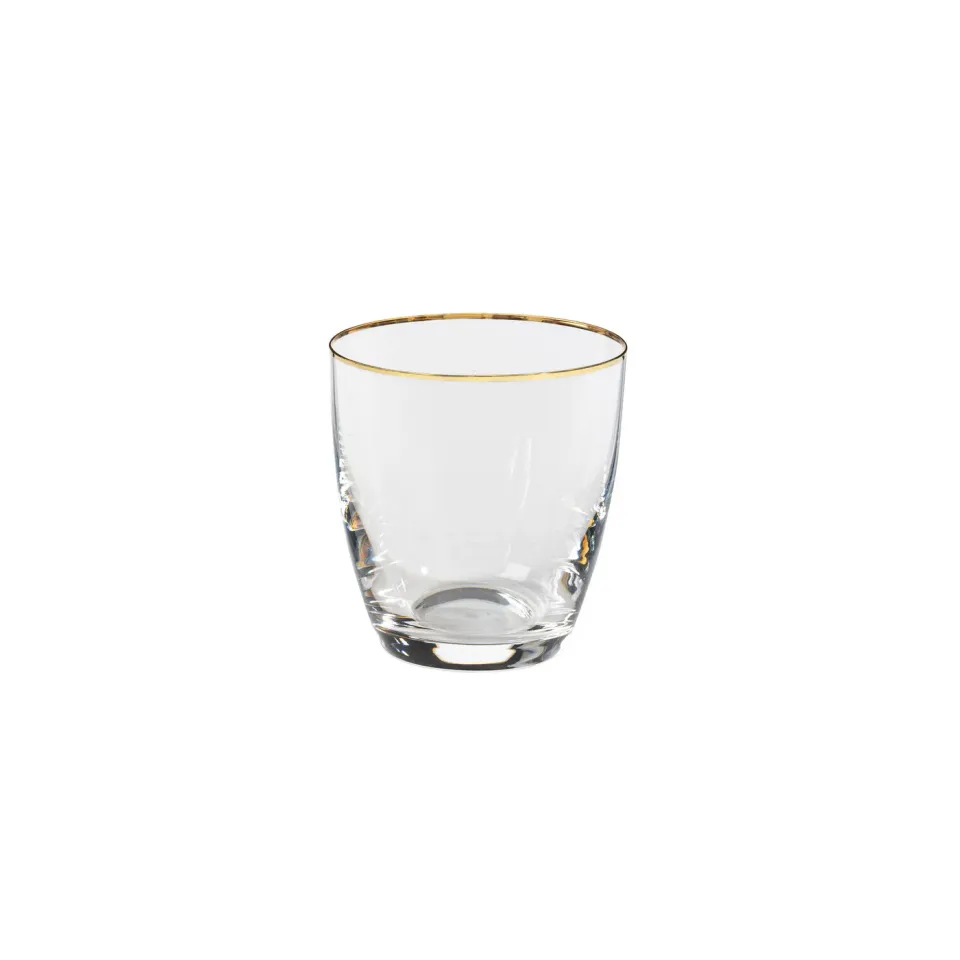 Costa Nova Sens drikkeglas 6 stk Clear med guldkant glas