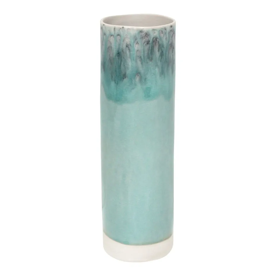 Costa Nova Madeira vase blå stor cylinder stentøj