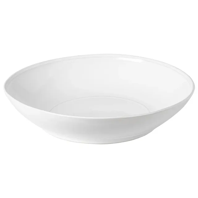 Costa Nova Friso serveringsskål lav hvid blank