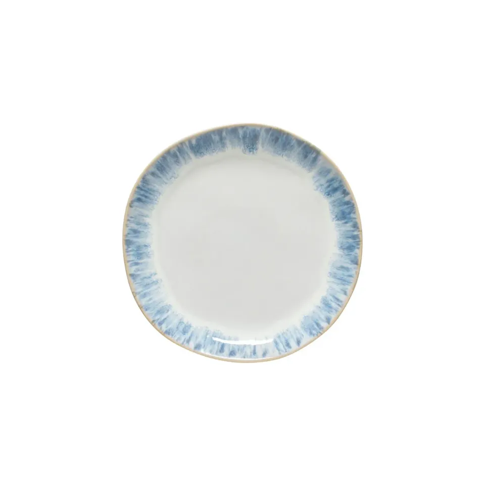 Costa Nova Brisa salat/desserttallerken Ria Blue blank glasur