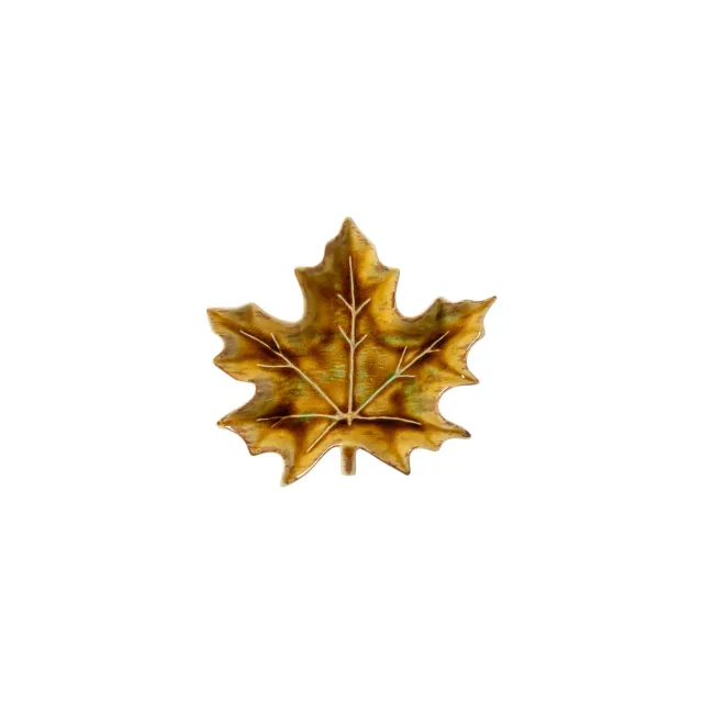 Costa Nova Maple Leaf Forest tallerken høstgul