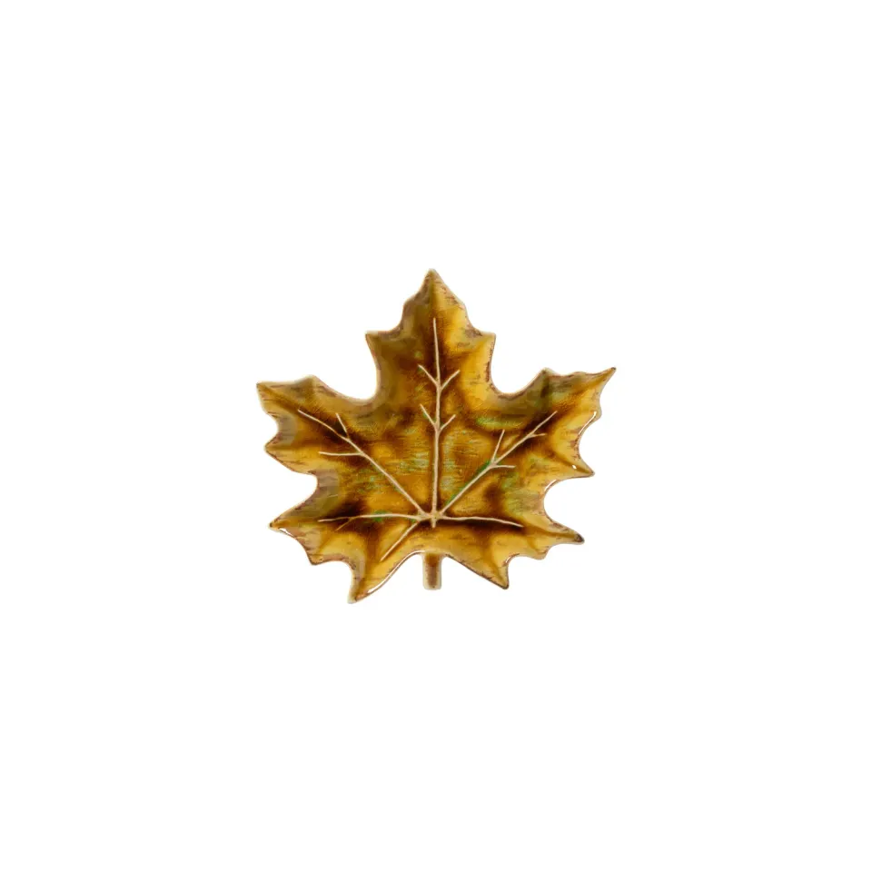 Costa Nova Maple Leaf Forest tallerken høstgul