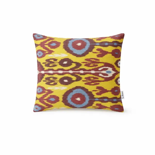Les Ottomans Ikat S356 pudebetræk silke