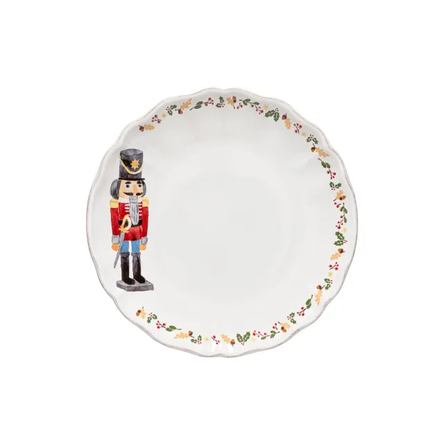 Costa Nova The Nutcracker middagstallerken hvid stentøj