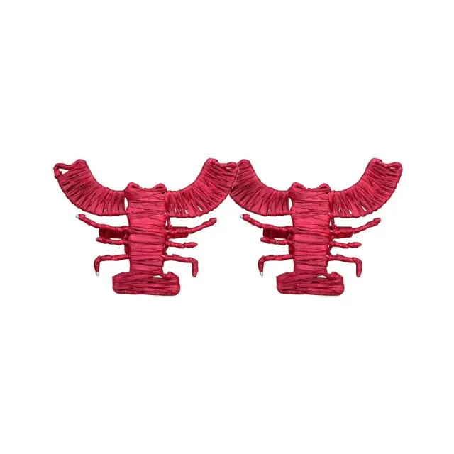 Les Ottomans Aragosta servietring raffia hummer 2 stk