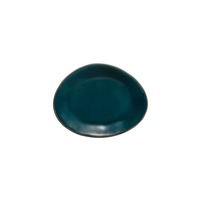 Costa Nova Stacked Organic ovalt fad deep sea blue mat
