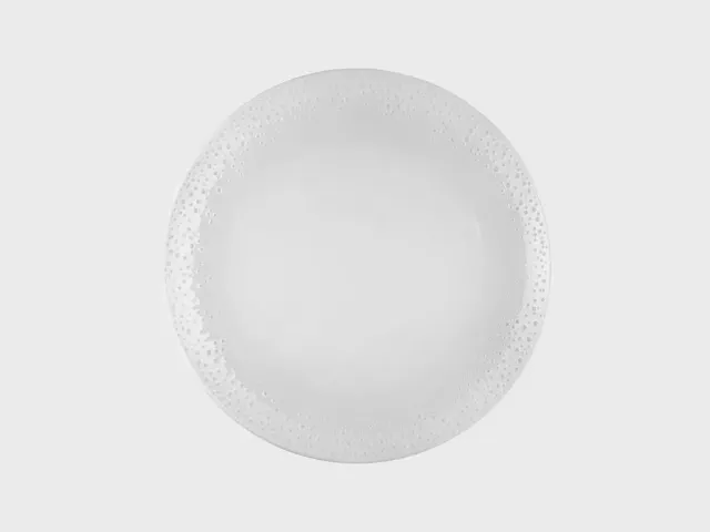 Nymphenburg Hvide Koral Tallerken 27 cm hvid