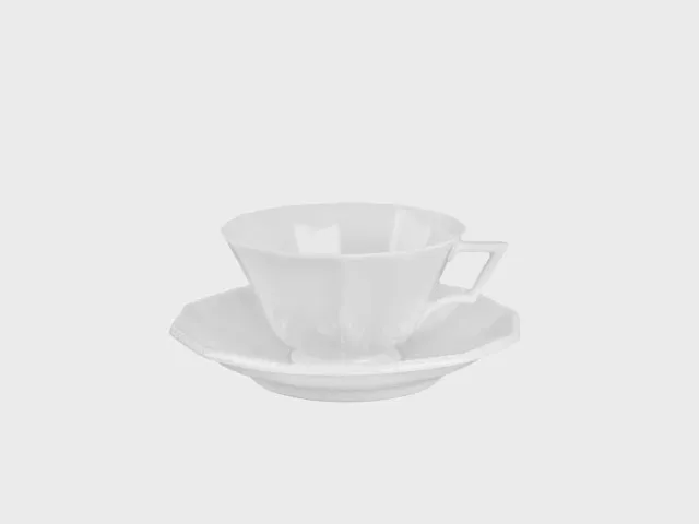 Nymphenburg Perl hvid espressokop