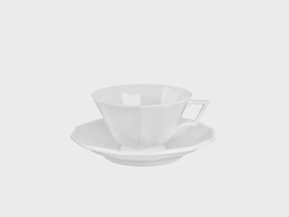 Nymphenburg Perl hvid espressokop