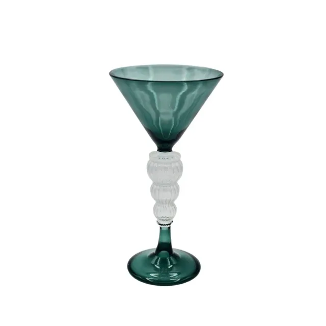 Les Ottomans cocktailglas grøn glas formet