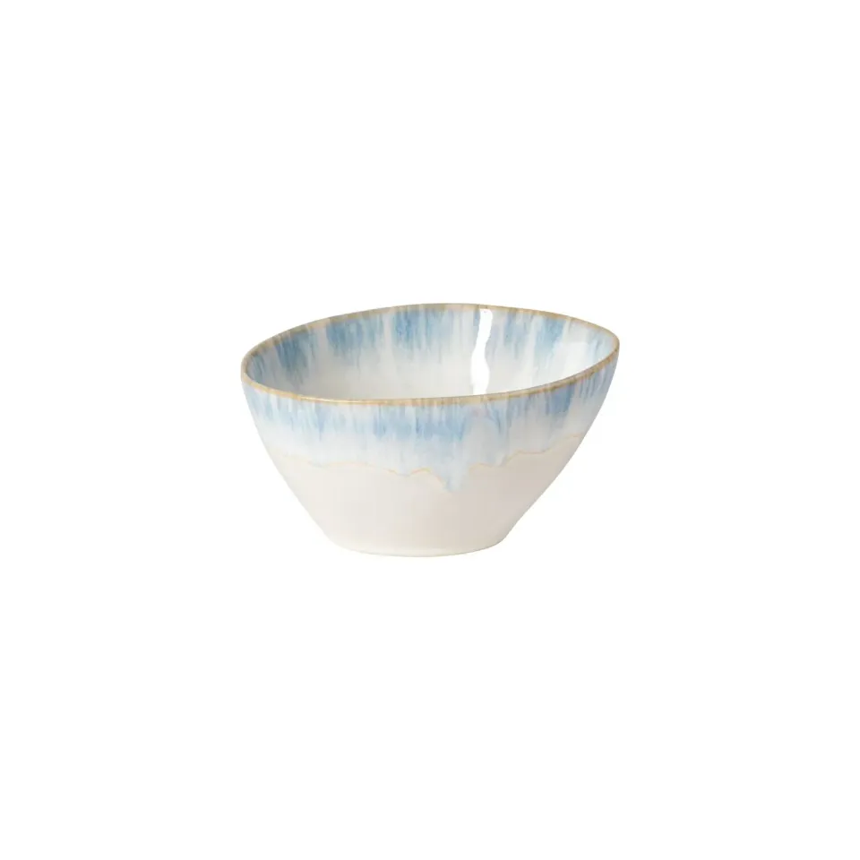Costa Nova Brisa Oval Soup Cereal Bowl Ria Blue blank