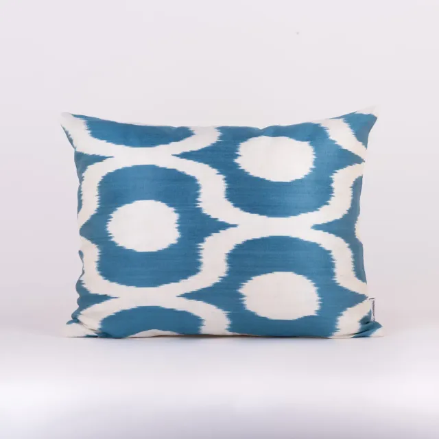 Les Ottomans Ikat S341 pudebetræk silke