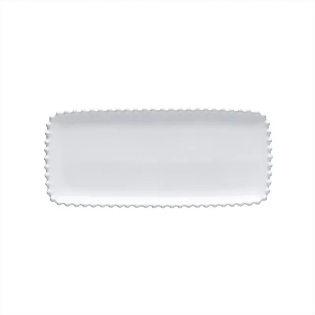 Costa Nova Pearl Rectangular Tray fad hvid stentøj