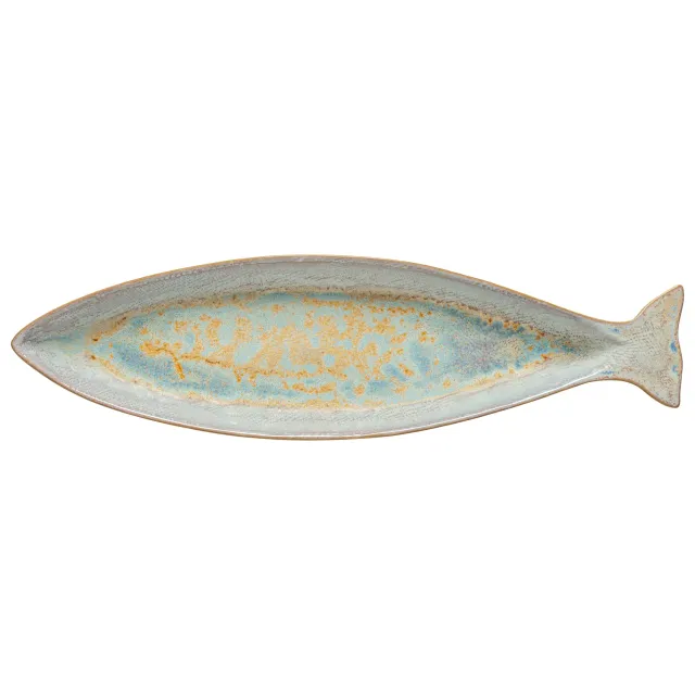 Costa Nova Dori Cavala stentøjstallerken nacar blue blank glasur