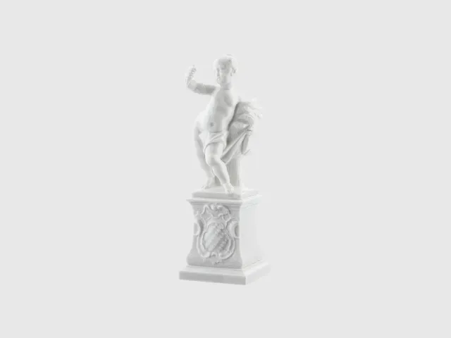 Nymphenburg Putto Ceres porcelænsfigur elfenben